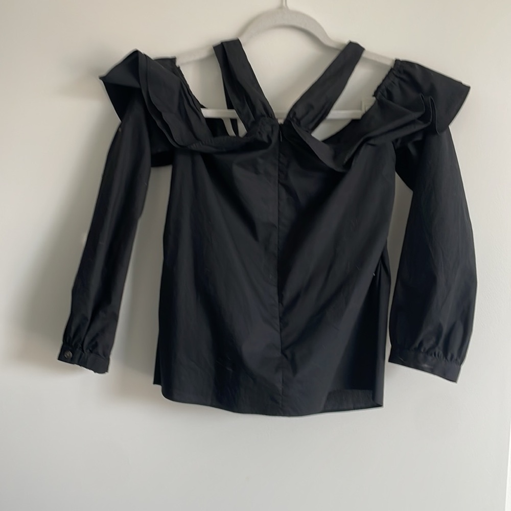 Black Off Shoulder Top - Jcrew - 8 - Picture 2 of 4